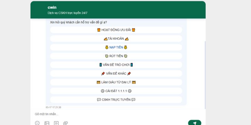 Hướng dẫn truy cập và dùng live chat